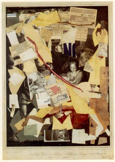 1947 The Holy Night by Antoni Allegri, known as Corregio, worked through by Kurt Schwitters]